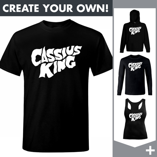 Cassius King - White Logo - Merchandising