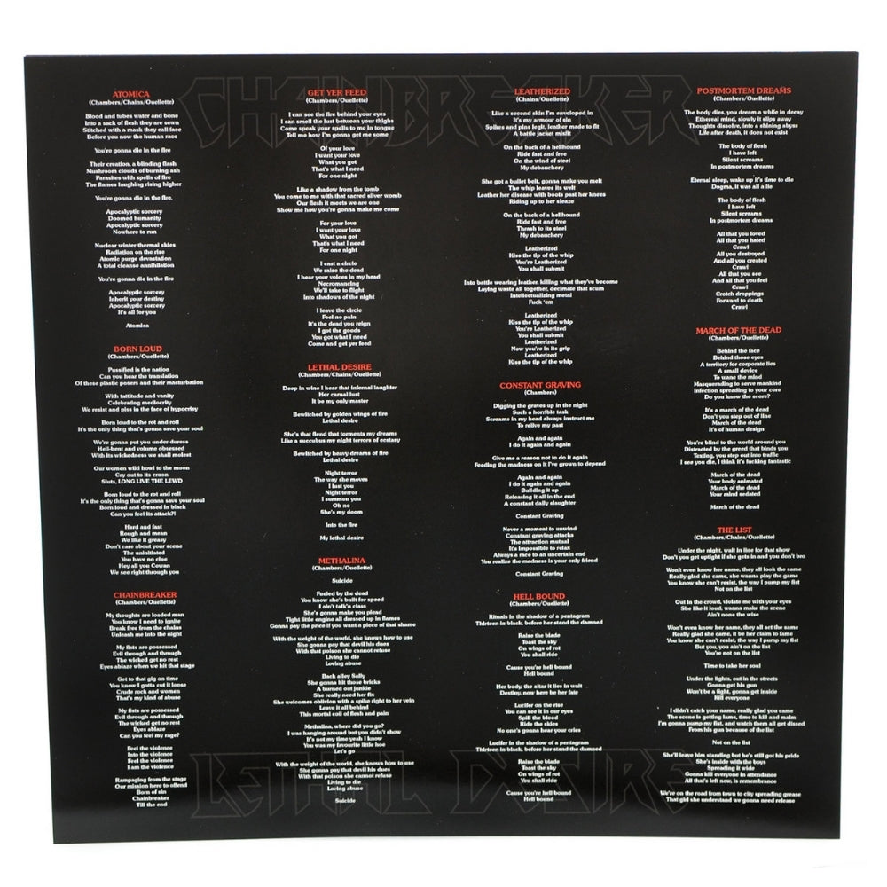 Chainbreaker - Lethal Desire - LP - Hells Headbangers Records - Image 2