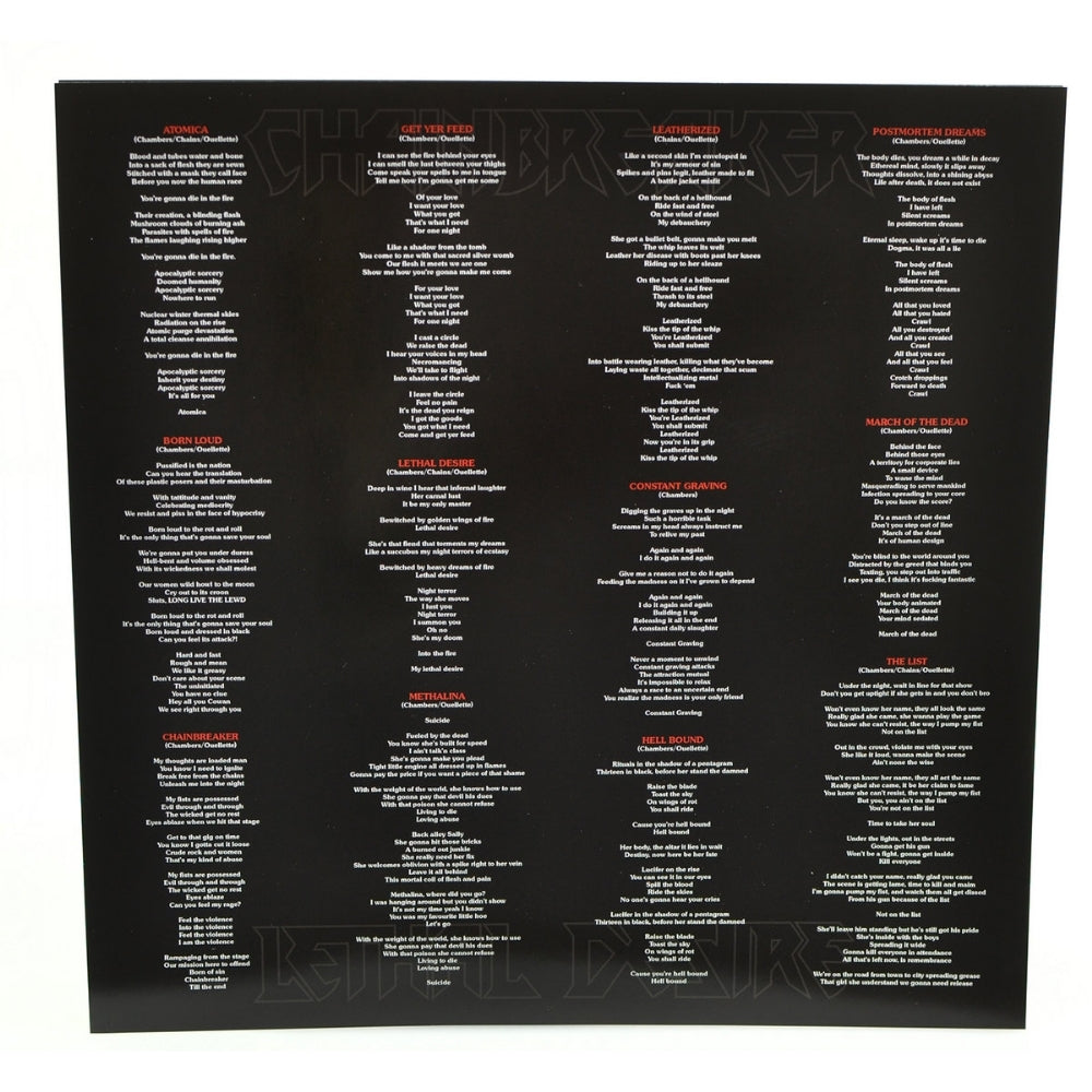 Chainbreaker - Lethal Desire - LP - Hells Headbangers Records - Image 3