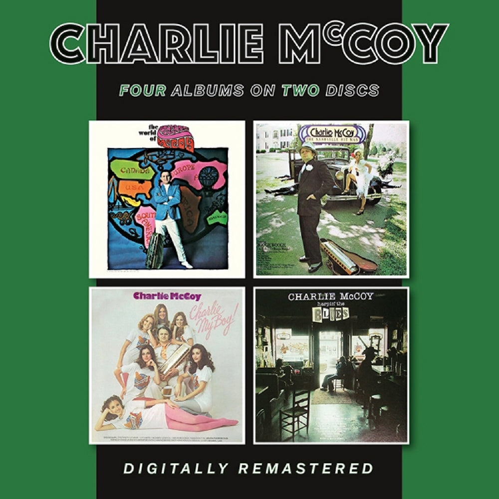 Charlie McCoy - The World Of/Nashville Hit Man/Charlie My Boy - CD - BGO records