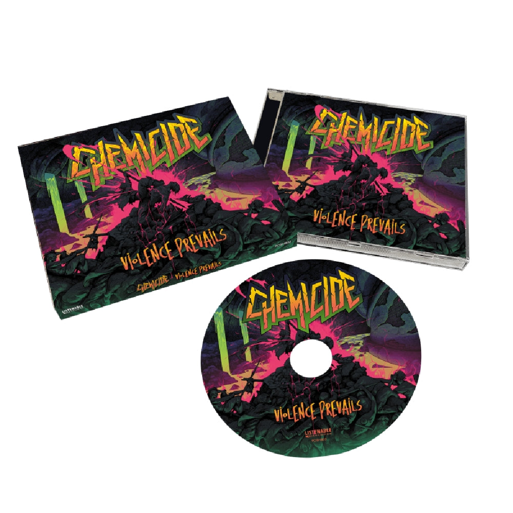 Chemicide - Violence Prevails - CD SLIPCASE - Listenable - Image 2