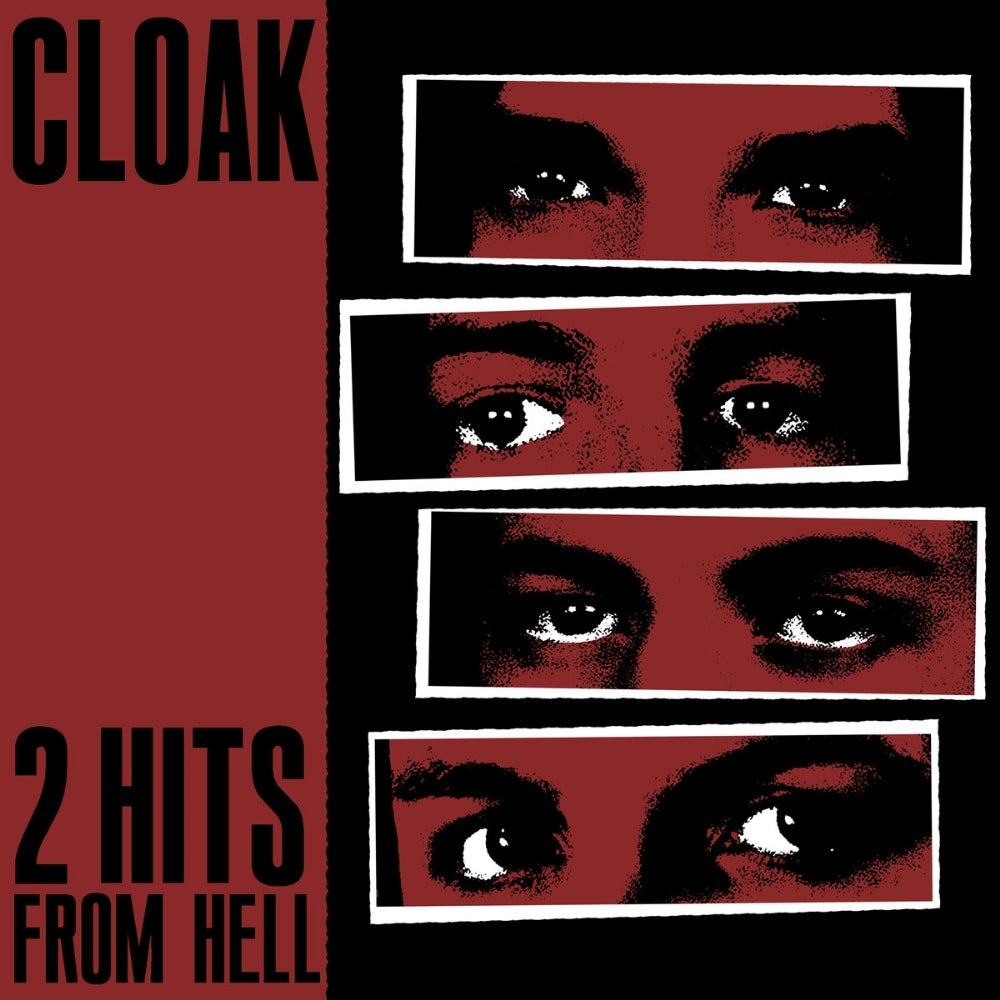 Cloak - 2 Hits From Hell - 7" vinyl - Midnight Cruiser Records