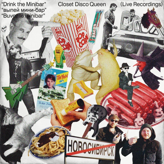 Closet Disco Queen - Drink The Minibar - Live Recordings - LP - Hummus Records