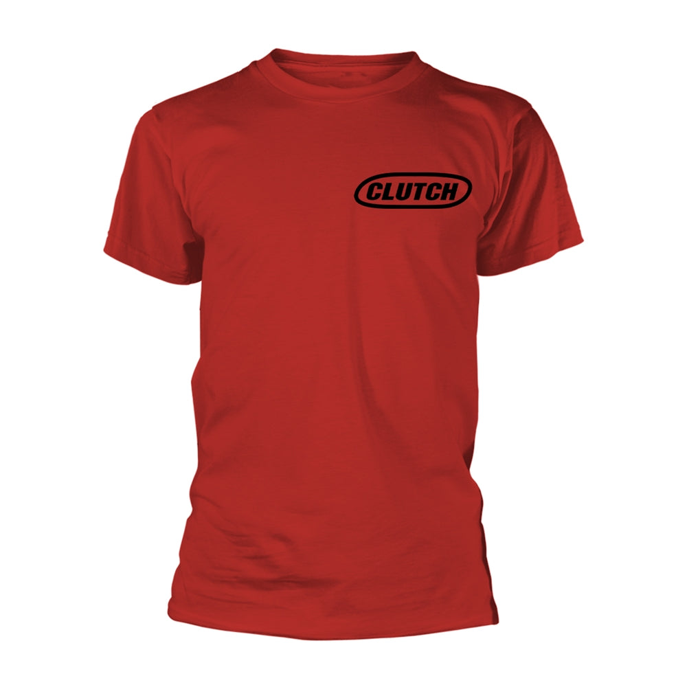 Clutch - Classic Logo (black/red) - T-shirt - PHD