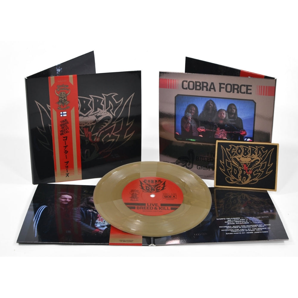 Cobra Force - Cobra Force - 7" vinyl coloured - Shadow Kingdom Records - Image 3