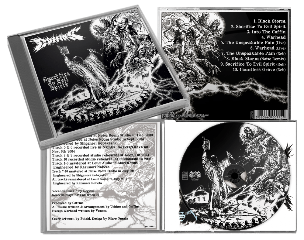 Coffins - Sacrifice To Evil Spirit - CD - Osmose Productions - Image 2
