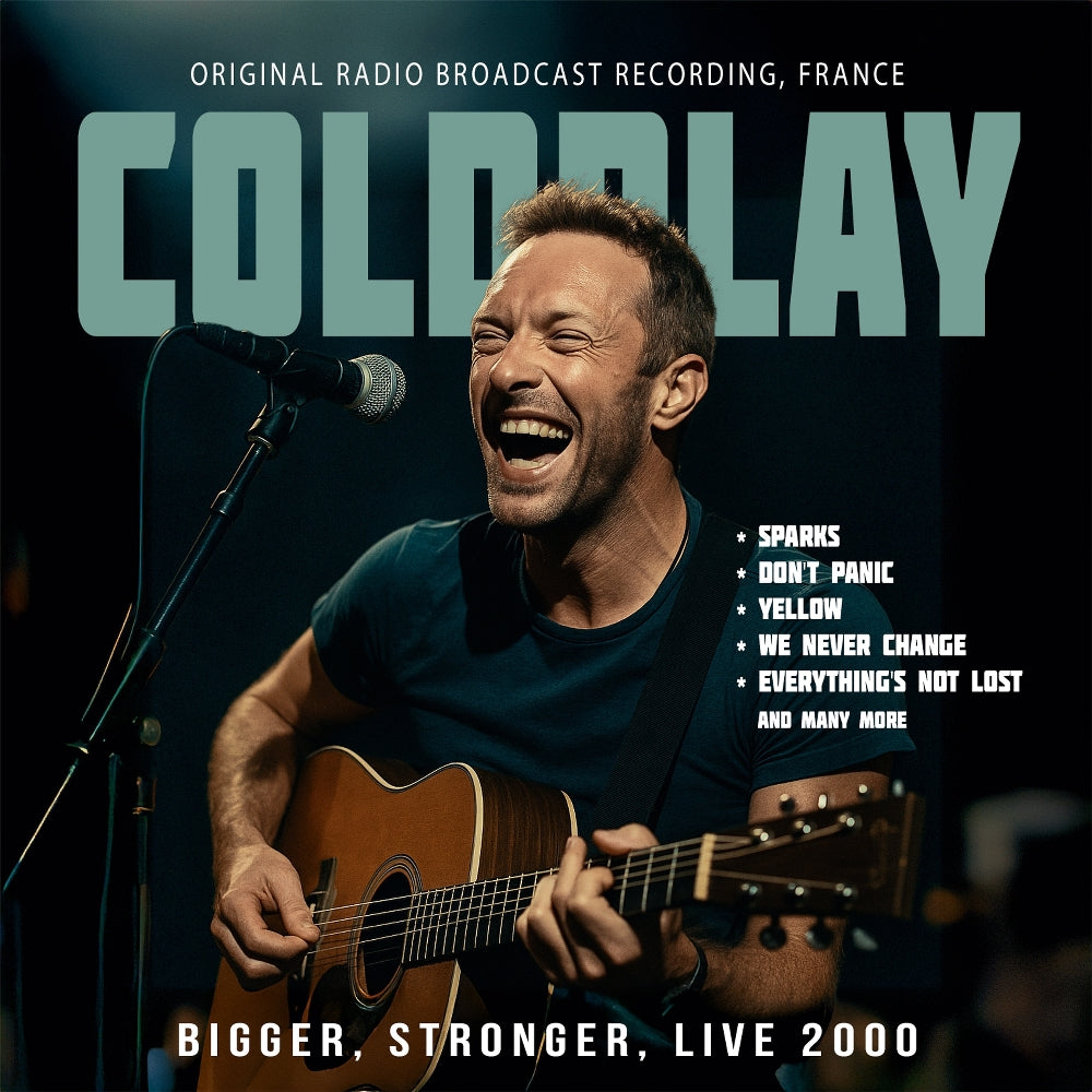 Coldplay - Bigger, Stronger, Live 2000 (Radio Broadcast Recording) - CD - Rockin' Bear Records