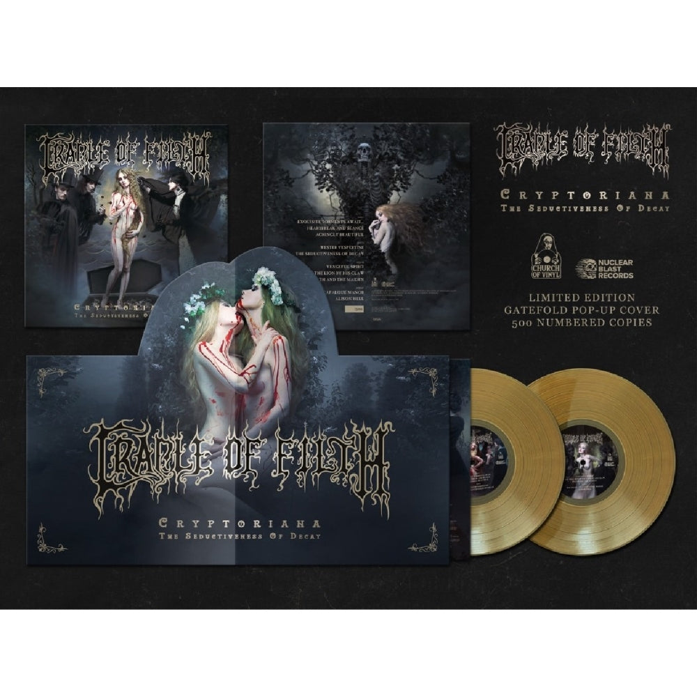 Cradle Of Filth - Cryptoriana - The Seductiveness Of Decay - DOUBLE LP GATEFOLD COLOURED - Church Of Vinyl - Image 2