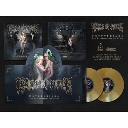 Cradle Of Filth - Cryptoriana - The Seductiveness Of Decay - DOUBLE LP GATEFOLD COLOURED - Church Of Vinyl - Image 2