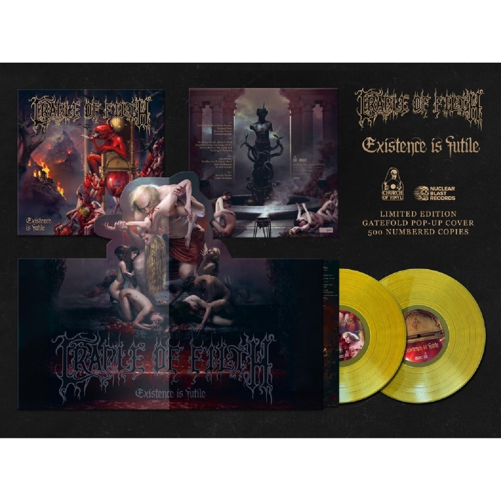 Cradle Of Filth - Existence Is Futile - DOUBLE LP GATEFOLD COLOURED - Church Of Vinyl - Image 2