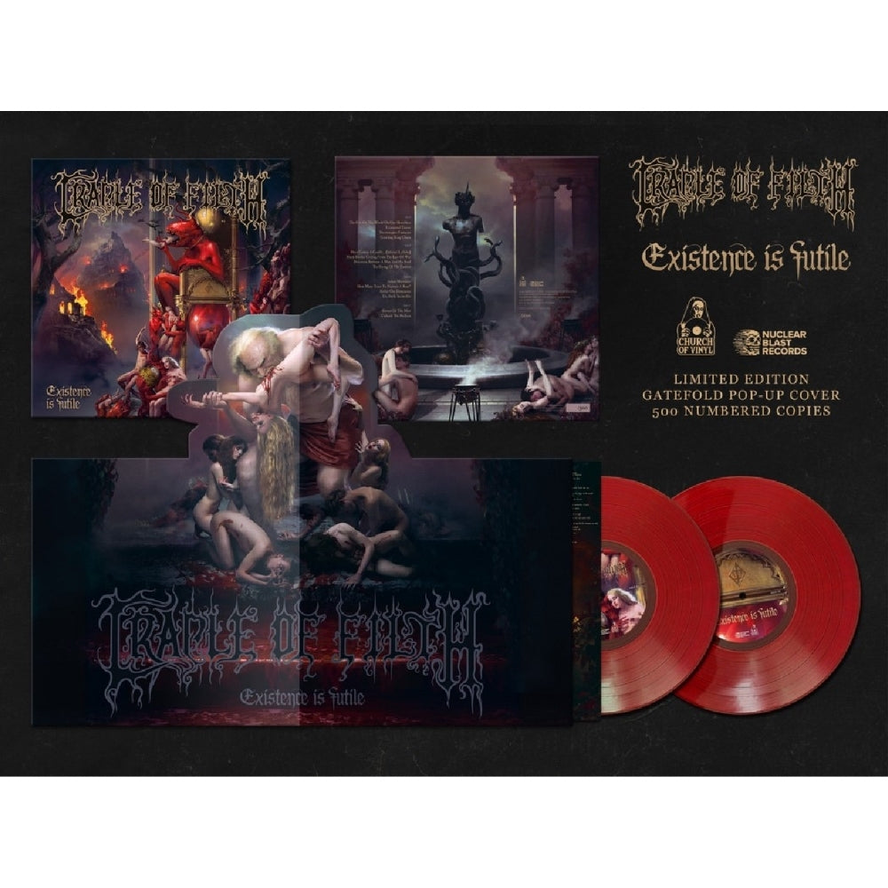 Cradle Of Filth - Existence Is Futile - DOUBLE LP GATEFOLD COLOURED - Church Of Vinyl - Image 2