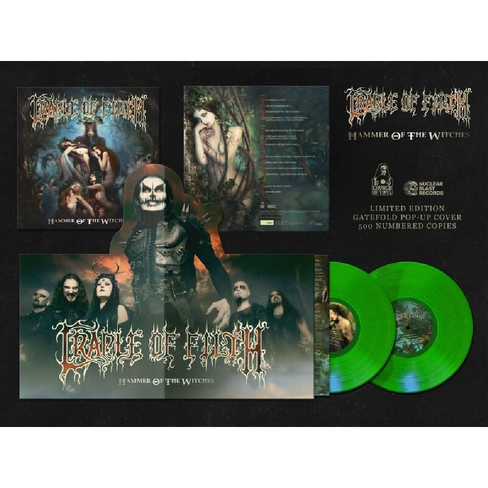 Cradle Of Filth - Hammer Of The Witches - DOUBLE LP GATEFOLD COLOURED - Church Of Vinyl - Image 2