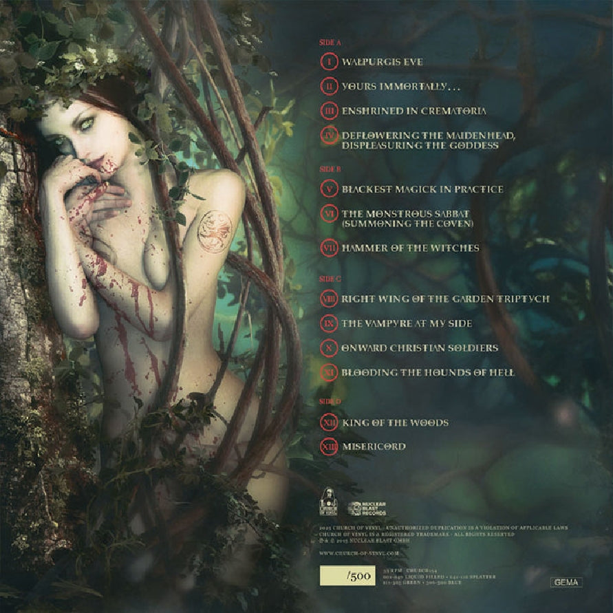 Cradle Of Filth - Hammer Of The Witches - DOUBLE LP GATEFOLD COLOURED - Church Of Vinyl - Image 5