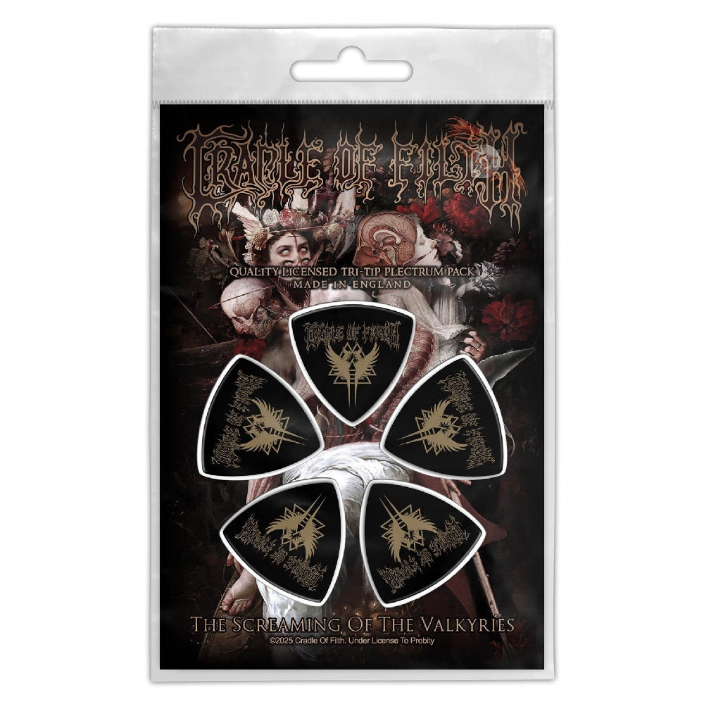 Cradle Of Filth - The Screaming Of The Valkyries - Guitar Pick Set - Razamataz