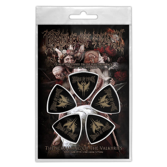 Cradle Of Filth - The Screaming Of The Valkyries - Guitar Pick Set - Razamataz