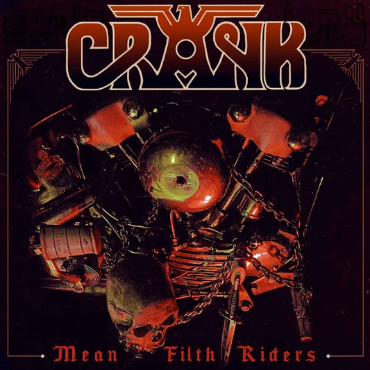 Crank - Mean Filth Riders - CD EP slipcase - High Roller Records