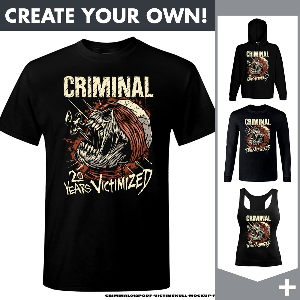Criminal - Victim Skull - Merchandising