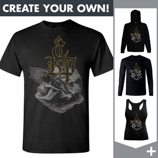 Crippled Black Phoenix - Grey Skull - Merchandising