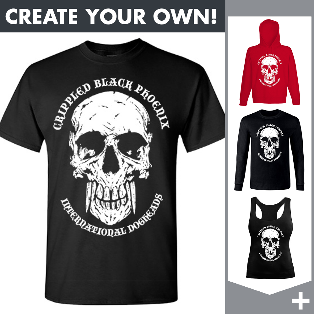 Crippled Black Phoenix - Wolf Skull - Merchandising