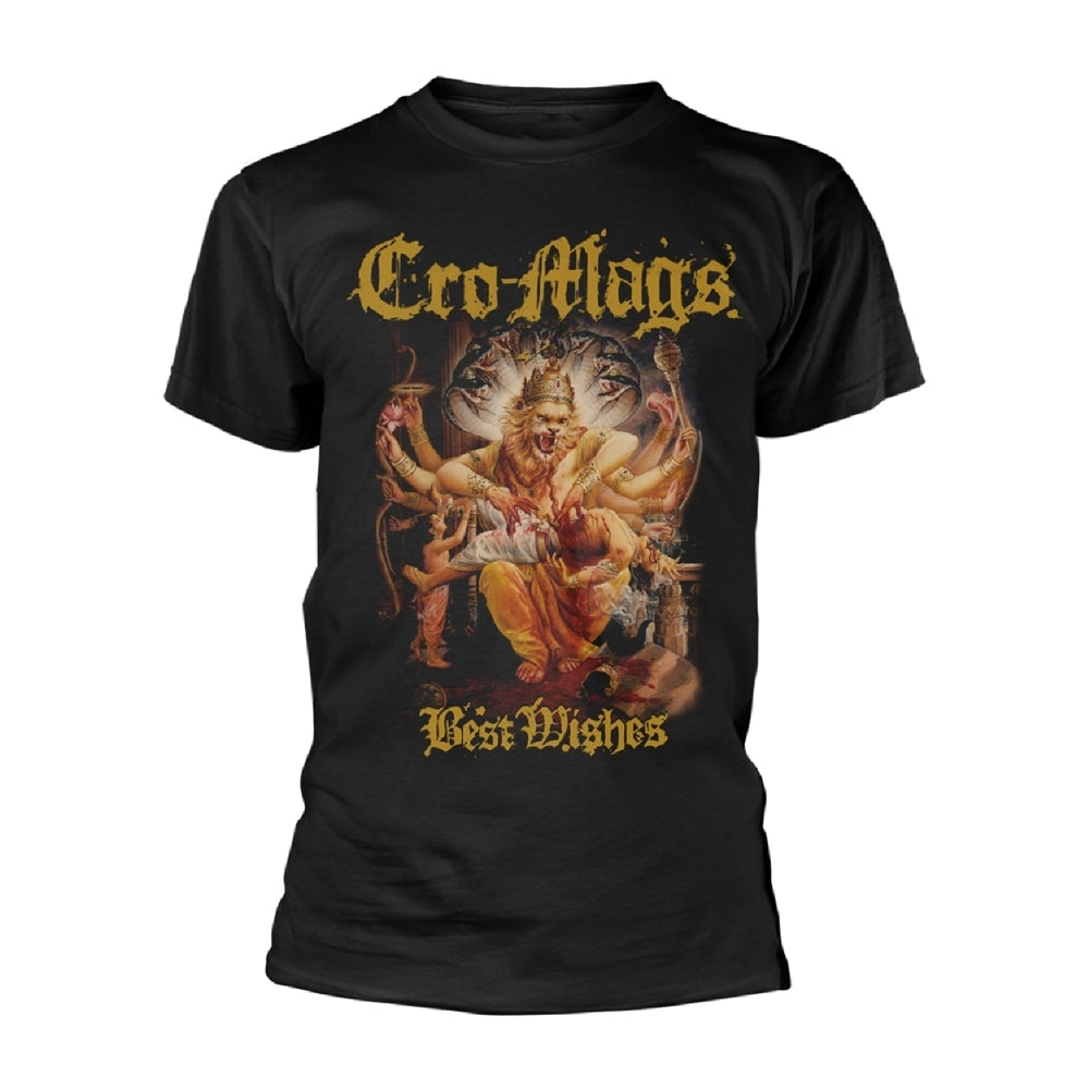 Cro-Mags - Best Wishes - Gold - T-shirt - PHD