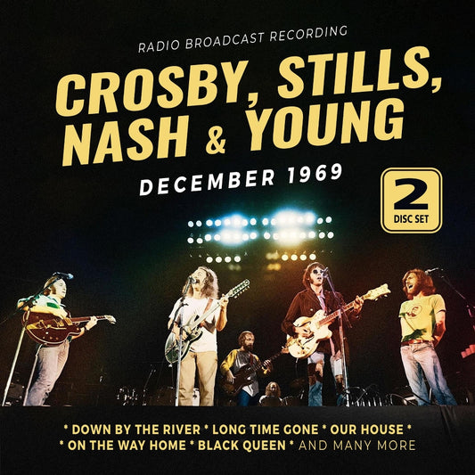 Crosby, Stills, Nash & Young - December 1969 (Radio Broadcast Recording) - 2CD DIGIPAK - Laser Media
