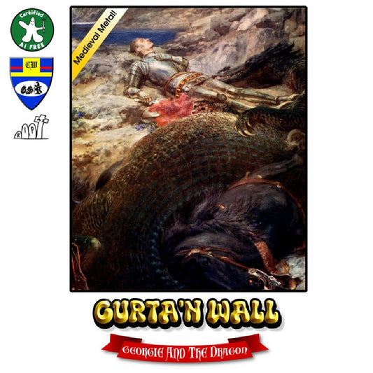 Curta'n Wall - Georgie and the Dragon - LP COLOURED - Phantom Lure - Image 2