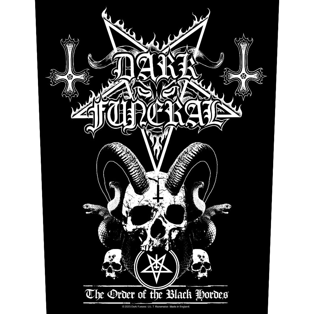 Dark Funeral - Order Of The Black Hordes - BACKPATCH - Razamataz