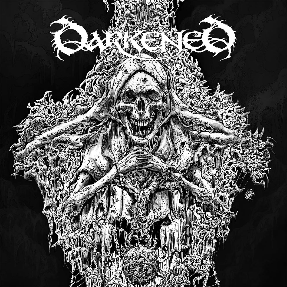 Darkened - Lord Of Sickness And Bile - 7" vinyl - Edged Circle - Image 2