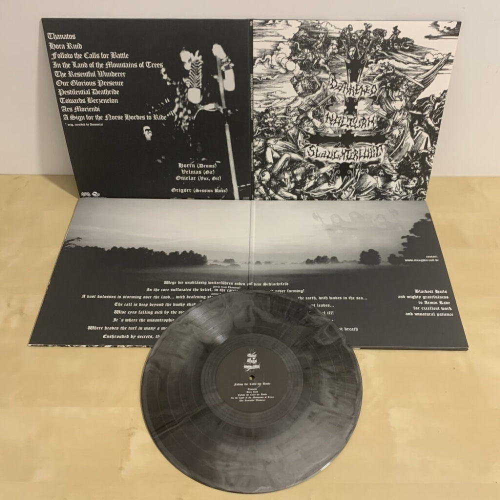 Darkened Nocturn Slaughtercult - Follow The Calls For Battle - LP Gatefold Coloured - Osmose Productions - Image 2