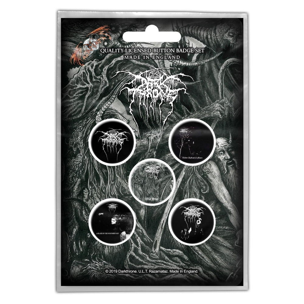 Darkthrone - Old Star - BUTTON BADGE SET - Razamataz