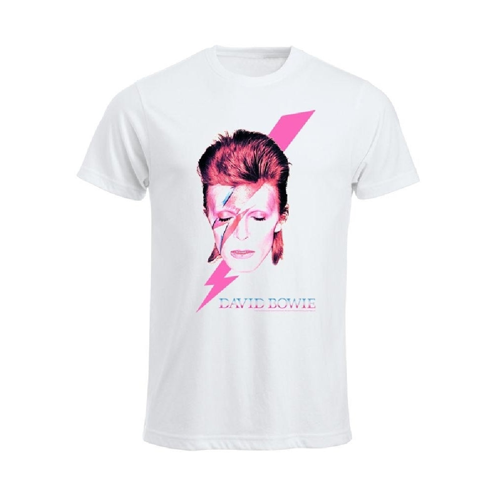 David Bowie - Aladdin Sane (White) - T-shirt - PHD