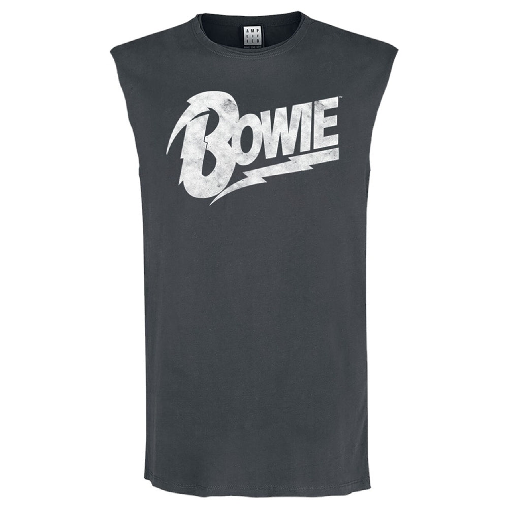David Bowie - White Logo - T-shirt - Amplified