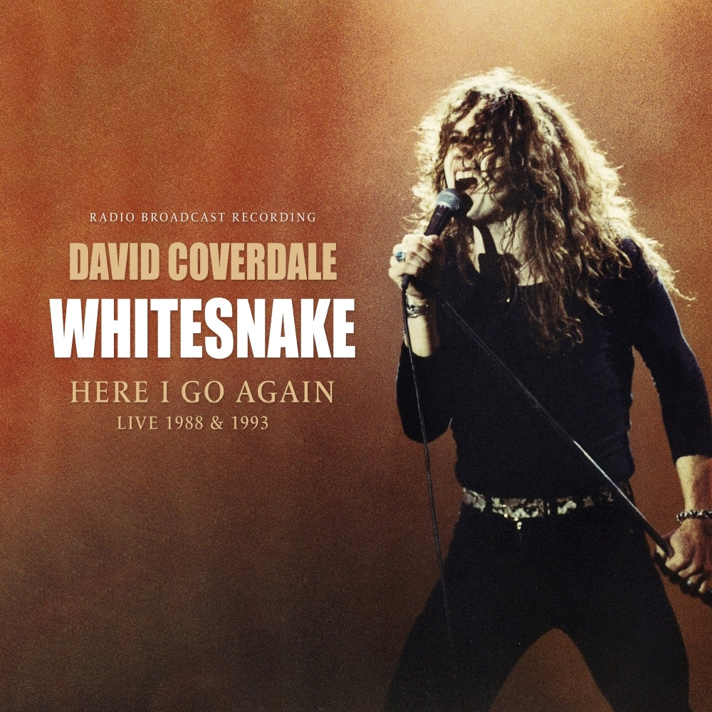 David Coverdale - Whitesnake - Here I Go Again Live 1988 & 1993 (Radio Brodcast Recording) - LP COLOURED - Laser Media