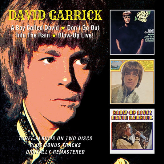 David Garrick - A Boy Called David/Don't Go Out Into The Rain - CD - BGO records