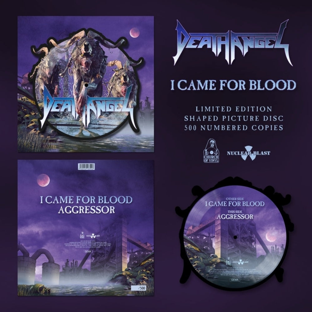 Death Angel - I Came For Blood - SHAPED VINYL - Church Of Vinyl
