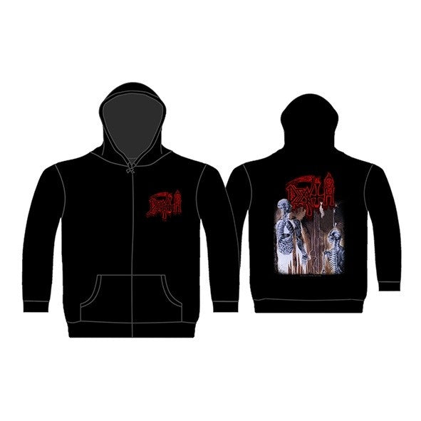 Death - Human - Hooded Sweat Shirt Zip - Razamataz