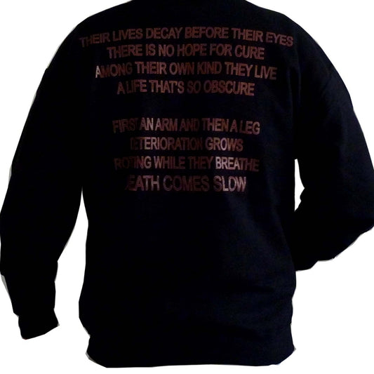 Death - Leprosy - Hooded Sweat Shirt Zip - Razamataz - Image 2