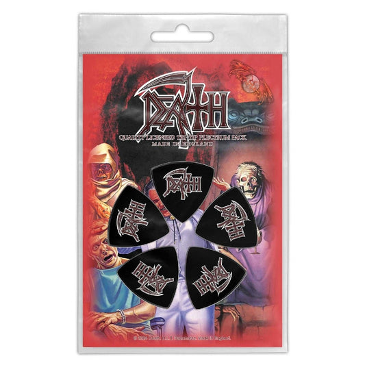 Death - Logo - Guitar Pick Set - Razamataz