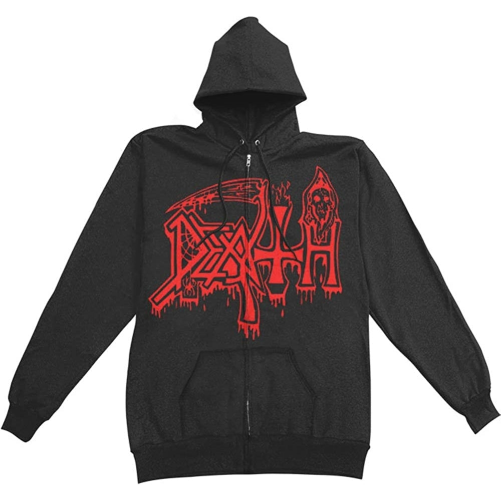 Death - Spiritual Healing - Hooded Sweat Shirt Zip - Razamataz