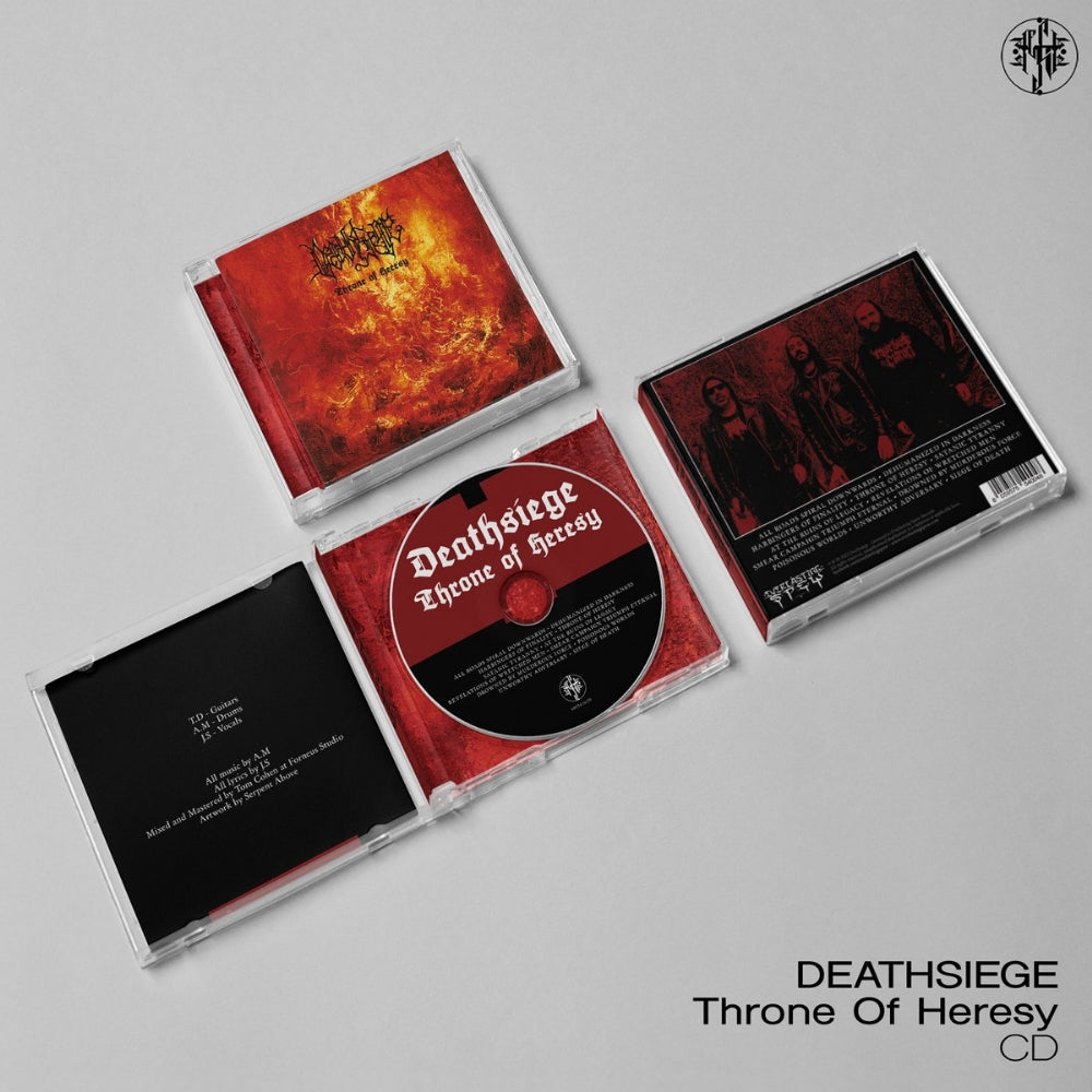 Deathsiege - Throne Of Heresy - CD - Everlasting Spew - Image 2