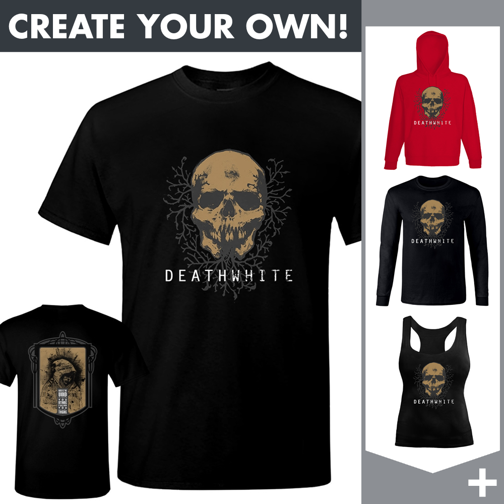 Deathwhite - Hood And Skull Heart - Merchandising