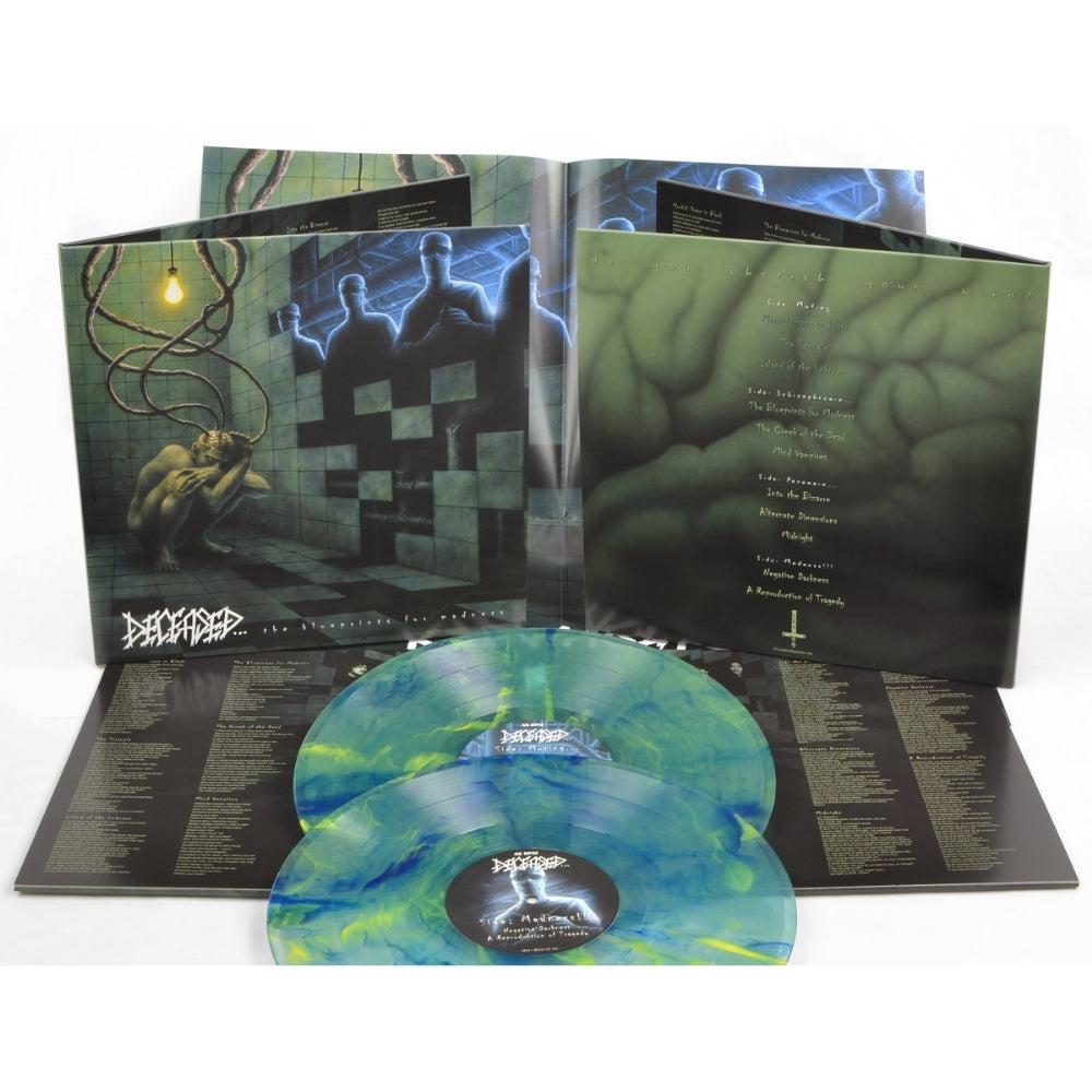 Deceased - The Blueprints For Madness - DOUBLE LP GATEFOLD COLOURED - Hells Headbangers Records