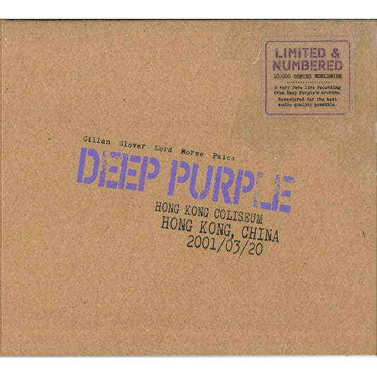 Deep Purple - Live In Hong Kong 2001 - 2CD DIGIPAK - earMUSIC