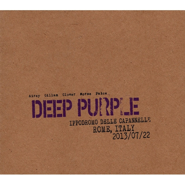 Deep Purple - Live In Rome 2013 - 2CD DIGIPAK - earMUSIC