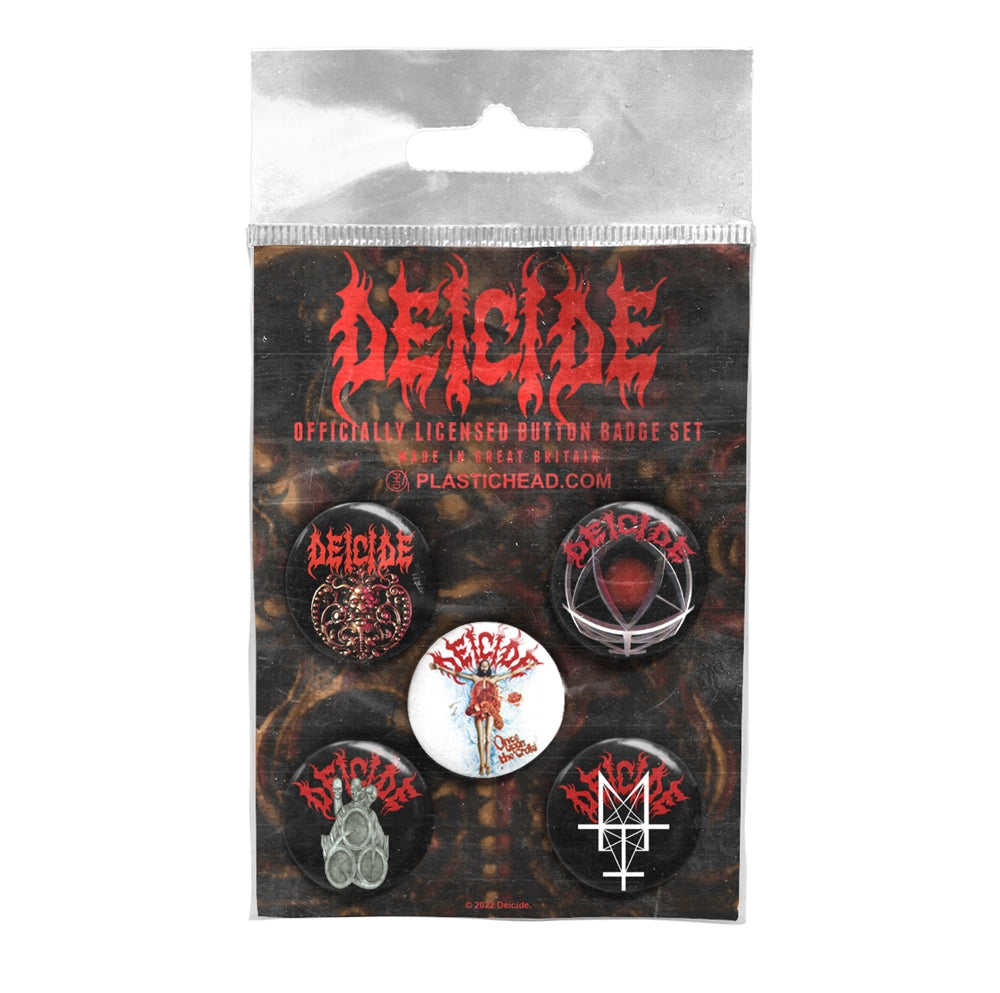Deicide - Deicide - BUTTON BADGE SET - PHD