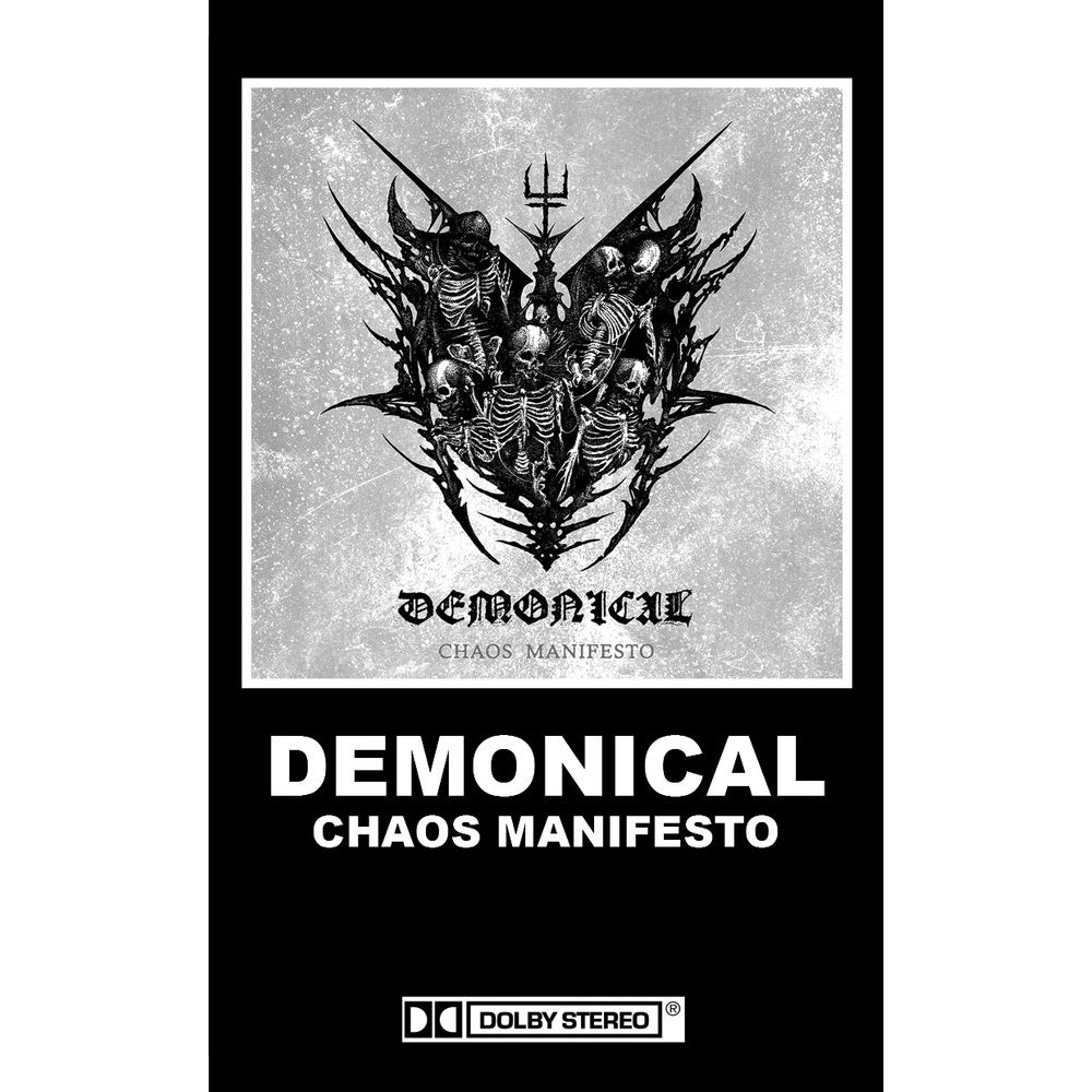 Demonical - Chaos Manifesto - CASSETTE COLOURED - Floga records