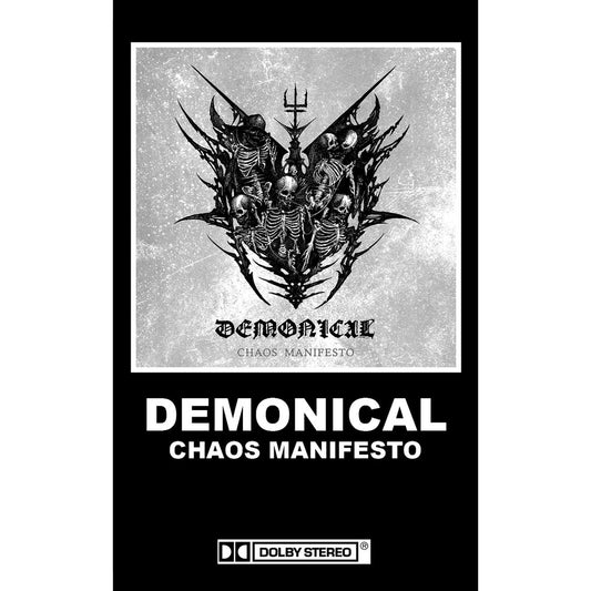 Demonical - Chaos Manifesto - CASSETTE COLOURED - Floga records