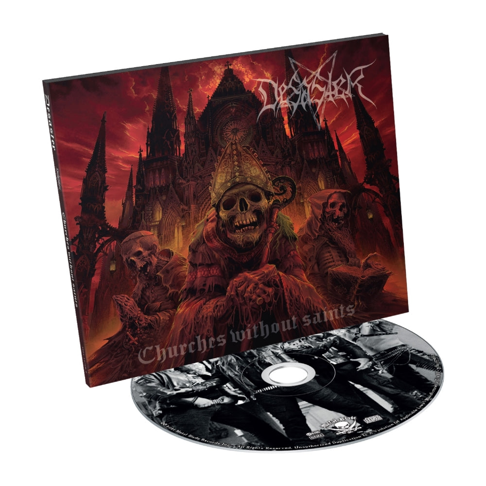 Desaster - Churches Without Saints - CD DIGIPAK - Metal Blade Records - Image 2