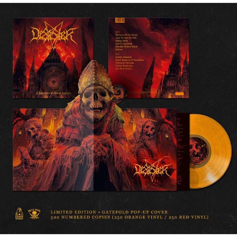 Desaster - Churches Without Saints - LP Gatefold Coloured - Church Of Vinyl