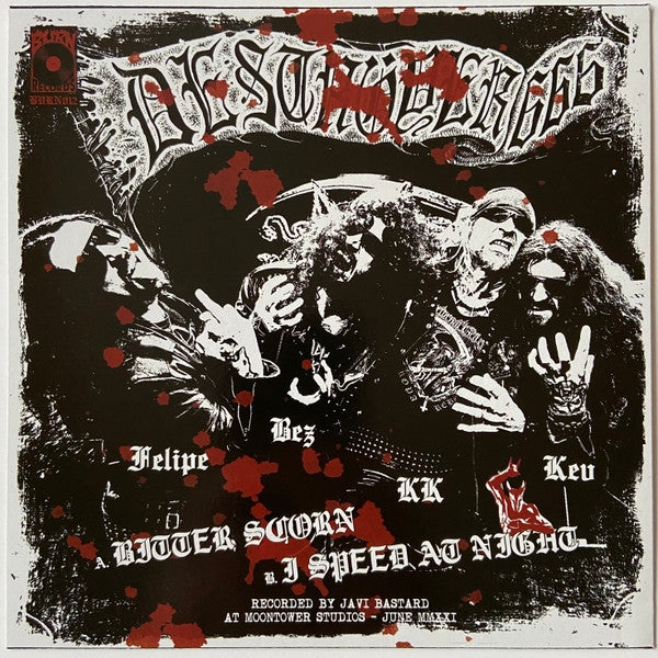 Deströyer 666 - Bitter Scorn - 7" vinyl - Burn Music - Image 2